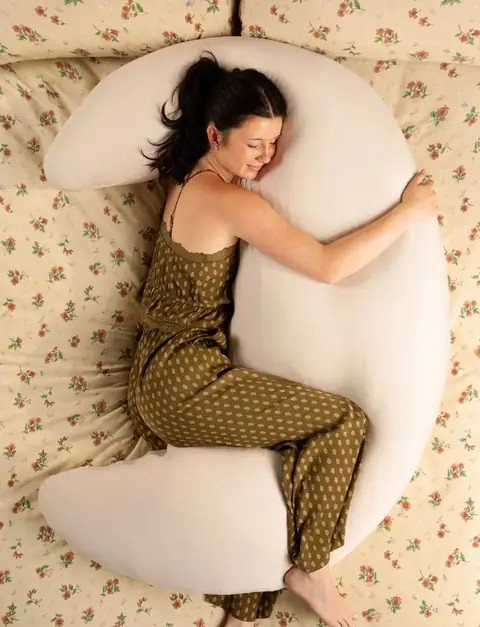 Hugging one MoonSpoon on her side